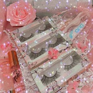 Mink lashes, dramatic look, long mink lash